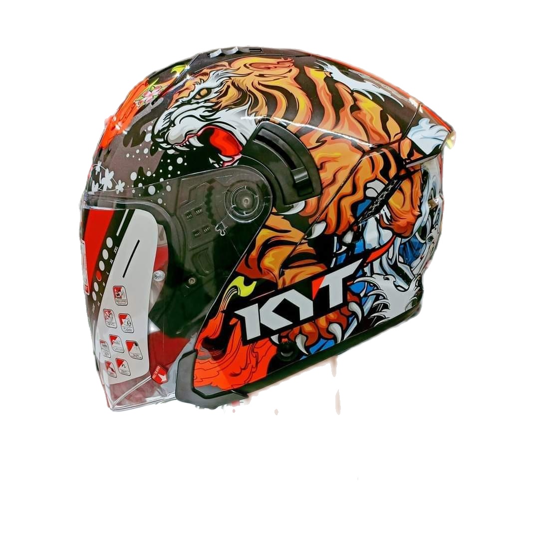 HELMET KYT NFJ TIGRA – QY Kini Motorjaya